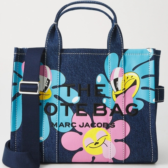 AUTHENTIC Marc Jacobs X Hattie Stewart Denim The Tote Bag -Medium - Picture 5 of 8